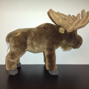 Ganz Webkinz Signature Plush Brown Moose Stuffed Animal - Soft Kids Toy